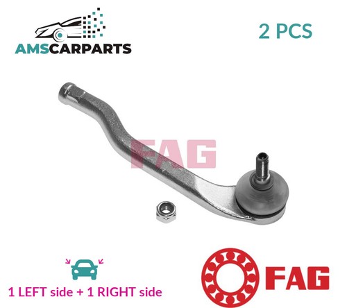 Track rod end rack - track, pair