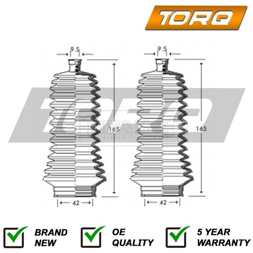Steering rack boot set - steering,