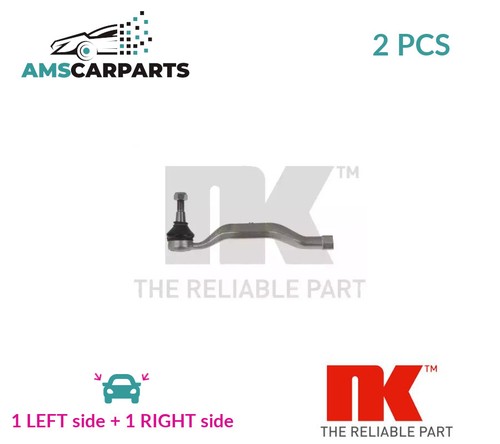Track rod end - track, pair